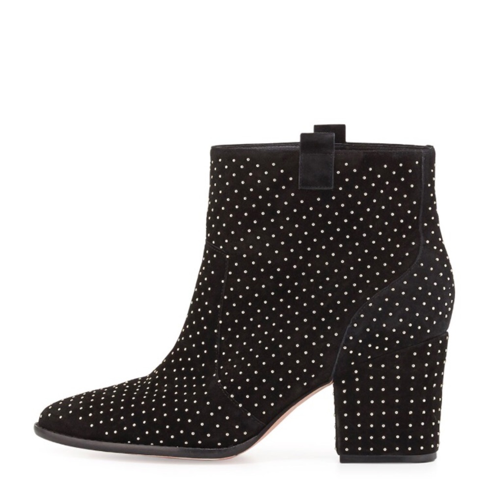 Rebecca Minkoff “Blake” Studded Suede Boots